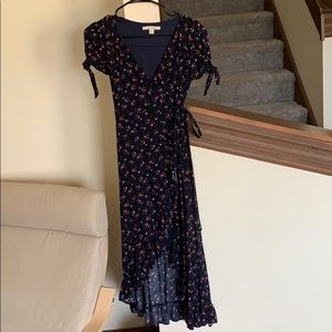 Francesca’s Miami high low wraparound dress